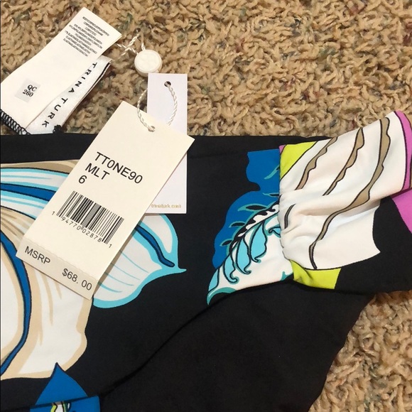 Trina Turk Sintra flora reversible bikini bottom - Picture 5 of 8